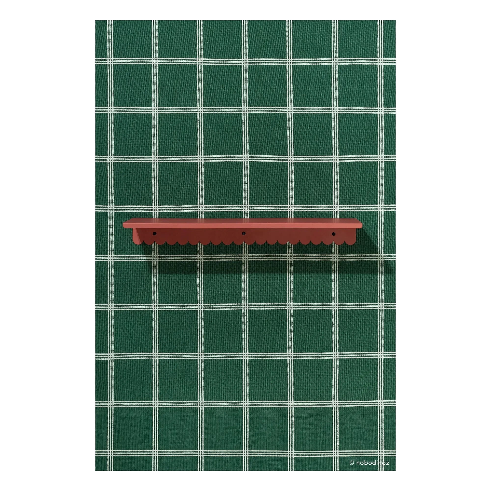 Nobodinoz - Estante de pared Vibes 50x16 cm | Terracota