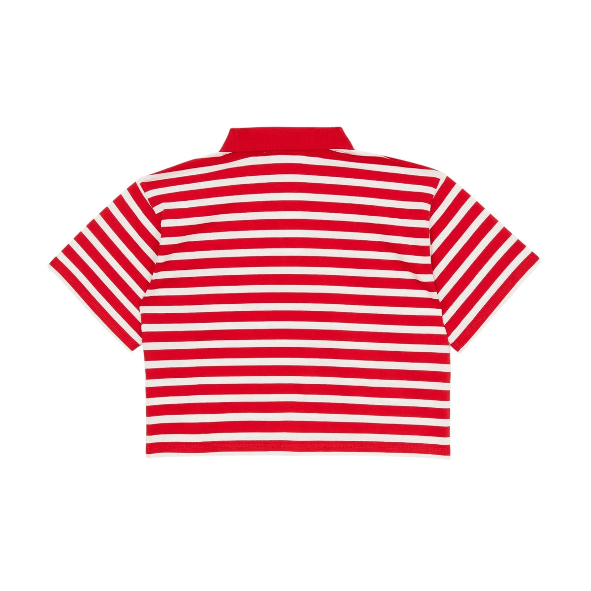 Smallable Kid - Polo varsity a rayas | Rojo oscuro