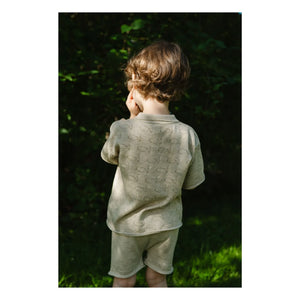 Bayiri - Polo de algodón orgánico subacuático | Gris