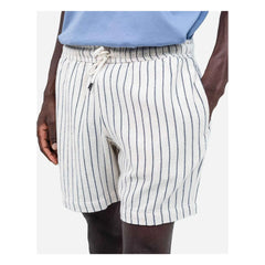 Olow - Pantalón corto a rayas Bodhi | Blanco