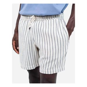 Olow - Pantalón corto a rayas Bodhi | Blanco