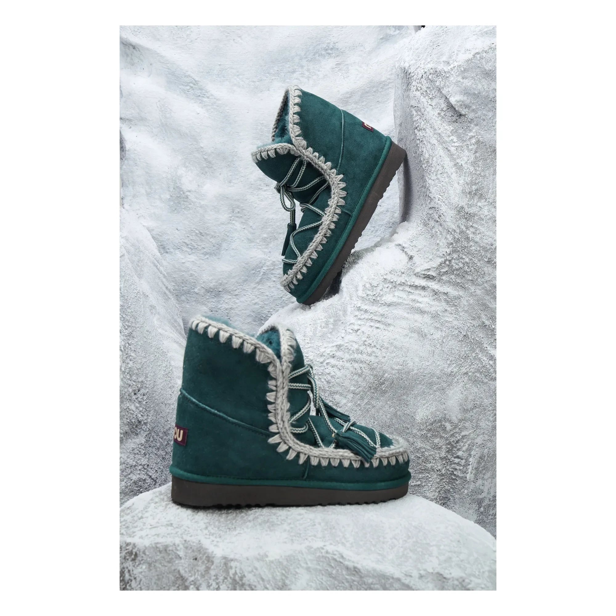 Mou - Botas Esquimales 18 Laces Scoubidoo | Rosa