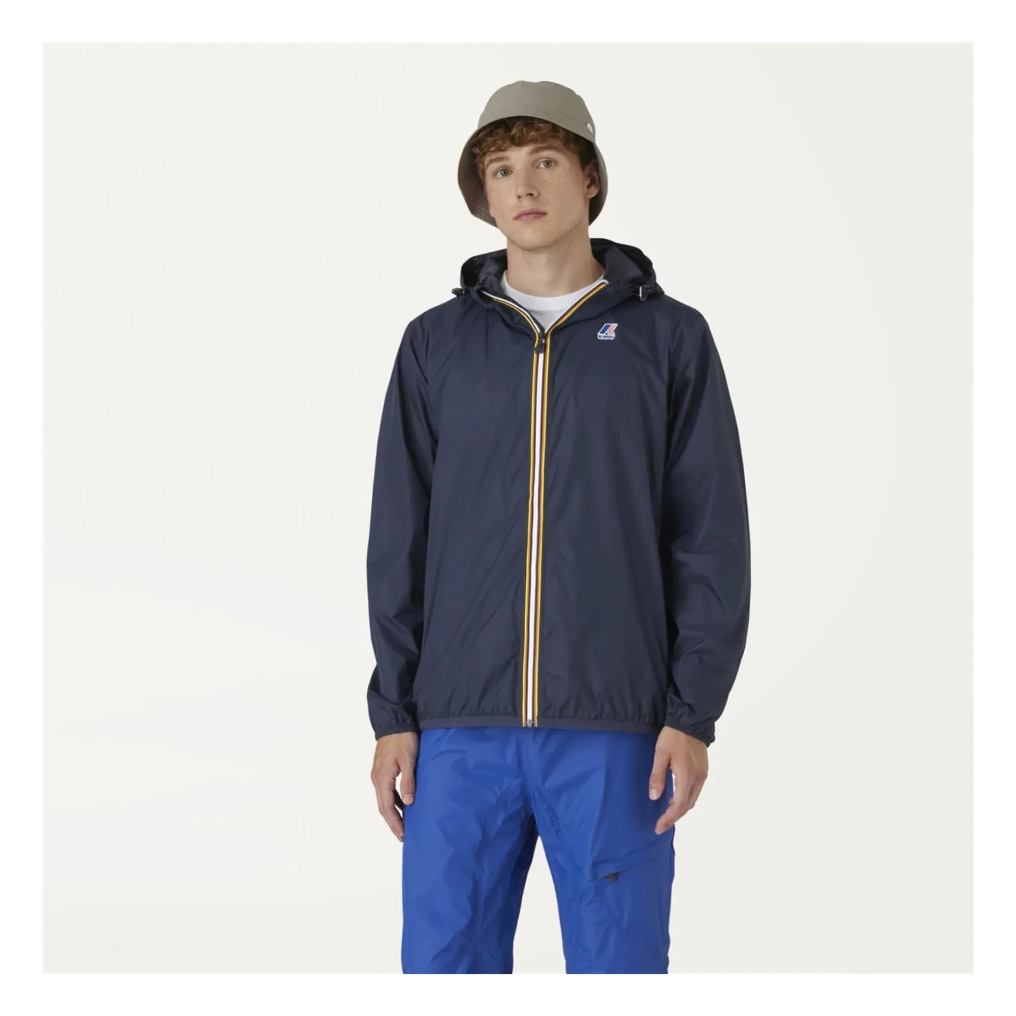 K-way - Le Vrai Claude 3.0 K-Way Chubasquero - Colección Hombre | Azul Marino