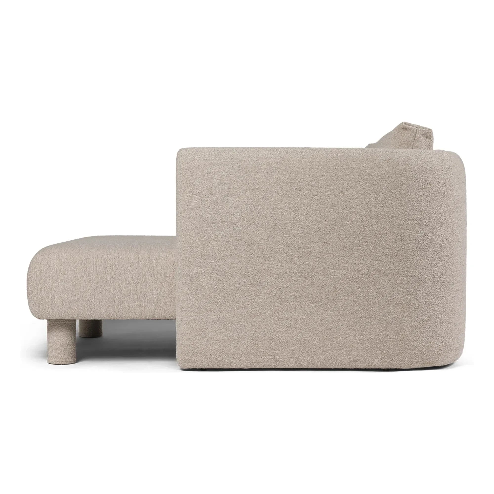 Ferm Living - Sofá Dase bouclé meridiana derecha | Beige