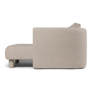 Ferm Living - Sofa Dase bouclé sağ uzanma modülü | Bej