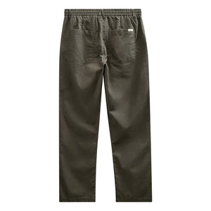 Anerkjendt - Pantalones de lino Akjan | Verde oscuro