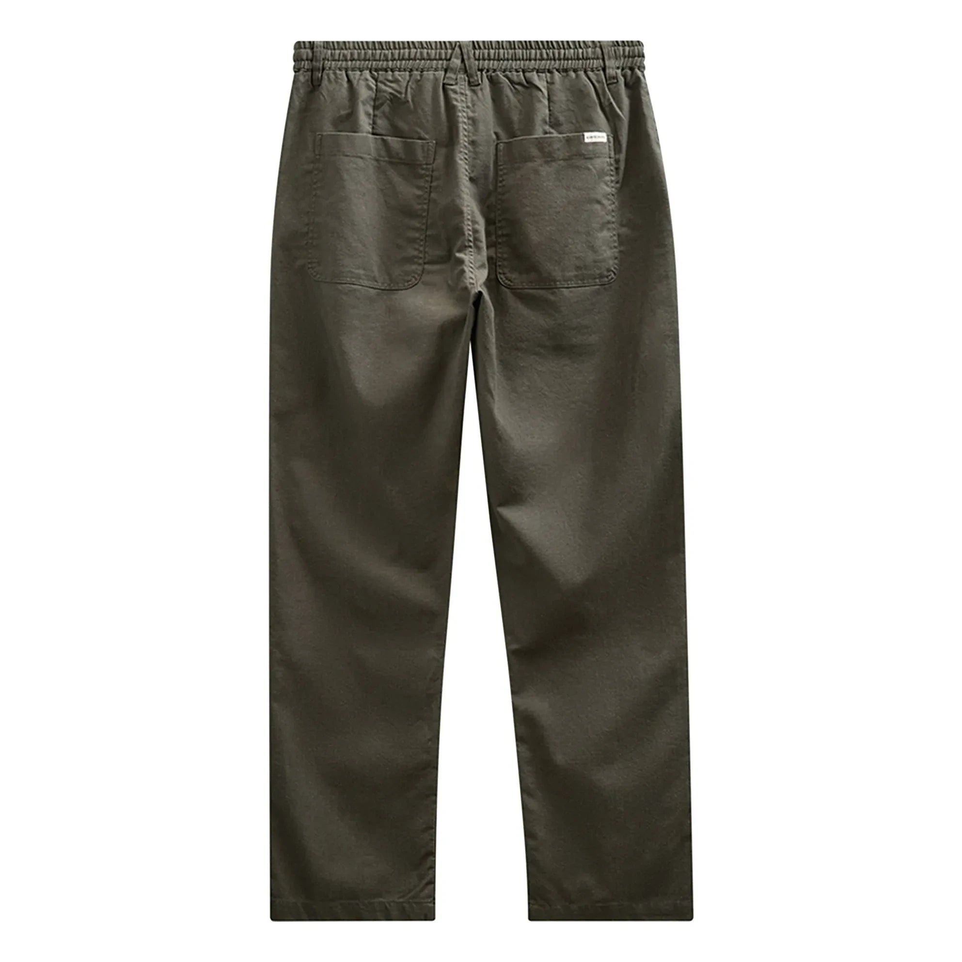 Anerkjendt - Pantalones de lino Akjan | Verde oscuro