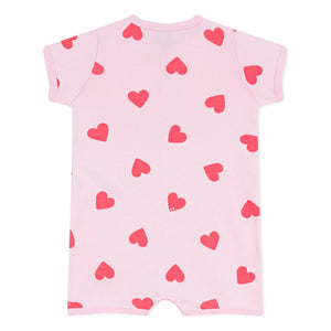 Petit Bateau - Pijama con estampado de corazones | Rosa