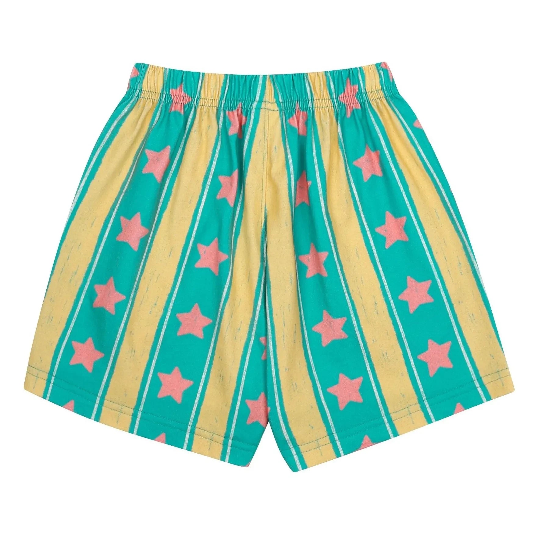 Jelly Mallow - Pantalones cortos de rayas de estrellas | Turquesa