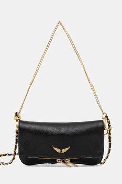 Bolso de piel ZADIG&VOLTAIRE ROCK NANO GRAINED LEATHER
