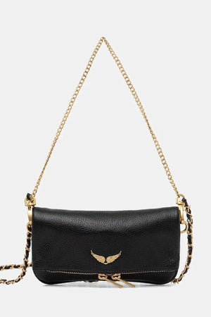 Bolso de piel ZADIG&VOLTAIRE ROCK NANO GRAINED LEATHER