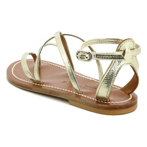 K.Jacques - Sandalias metalizadas Epicure | Champán
