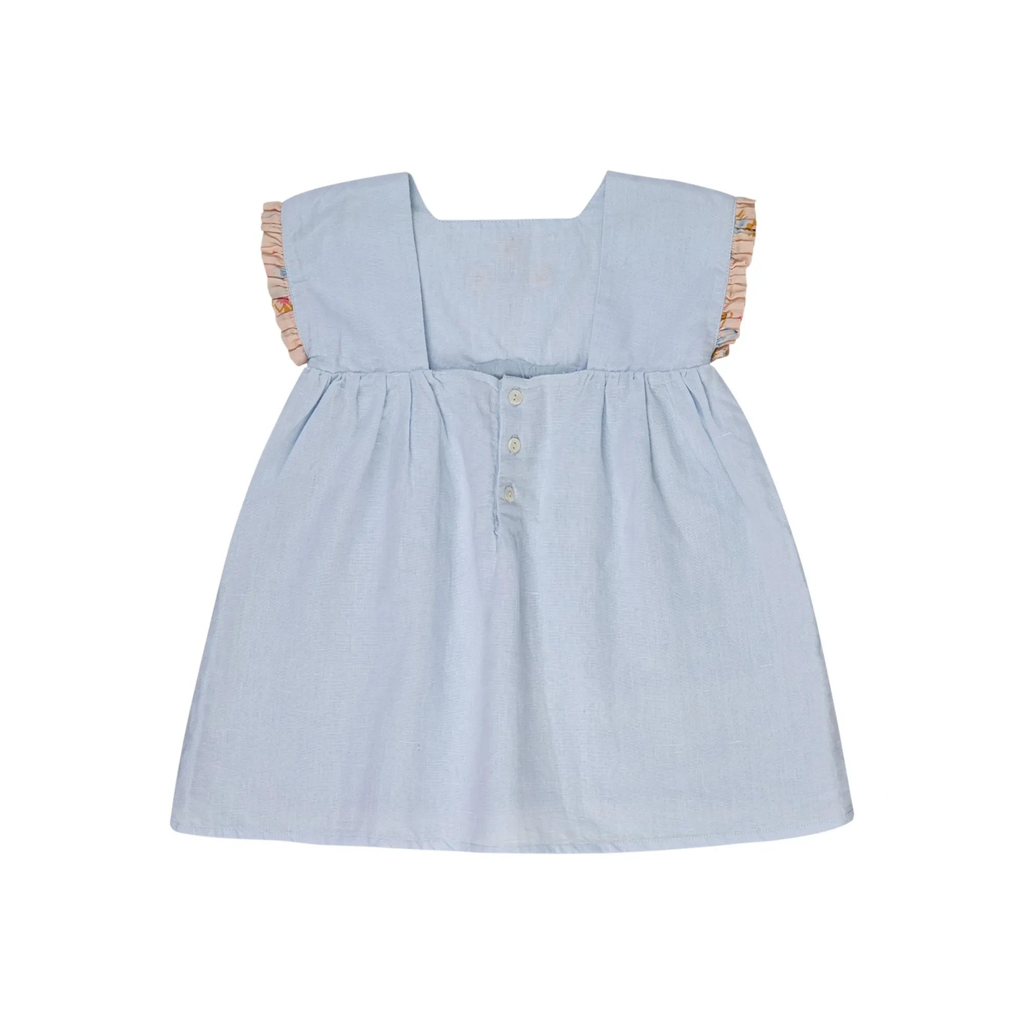 Vestido bordado Lilinoa - Marie Lin | Azul claro