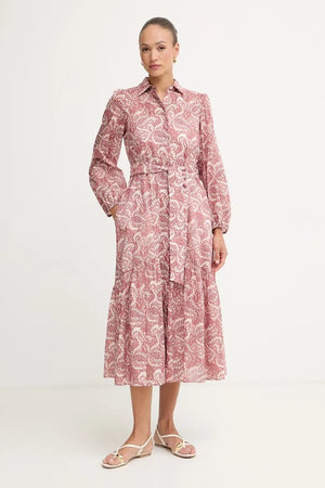 Vestido de verano de algodón Weekend Max Mara OBOLI
