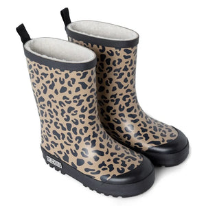 Liewood - Botas de lluvia Mason Leopardo | Marrón