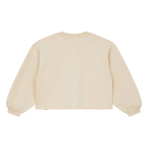 Hundred Pieces - Belmont Snake Sweat Organik Pamuk | Krem