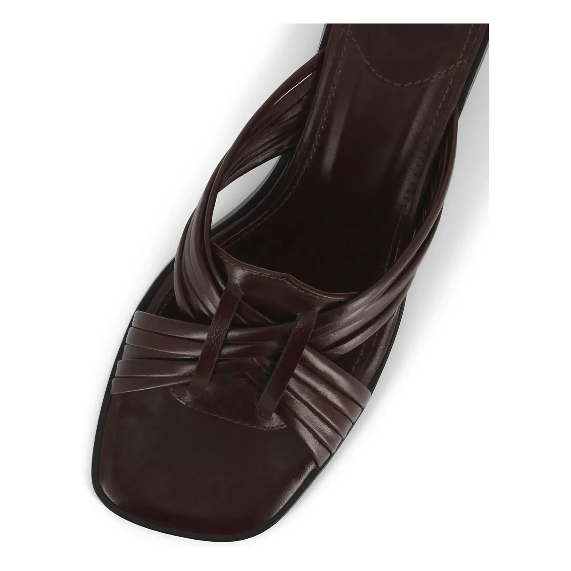 Socque Paris - Sandalias de cuero Janis | Chocolate