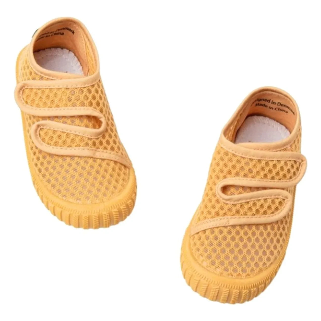 Grech & Co - Zapatillas de fibra reciclada Scratch Play | Amarillo