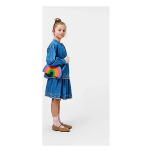 Molo - Falda Bernie Arcoíris Algodón orgánico | Azul