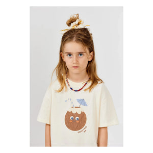 Arsène et Les Pipelettes - Camiseta de Algodón Orgánico con Coco | Crudo