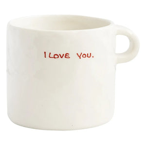Anna + Nina - Taza I Love You | Crema