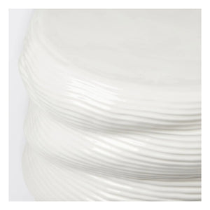 Broste Copenhagen - Mesa auxiliar de gres | Crema