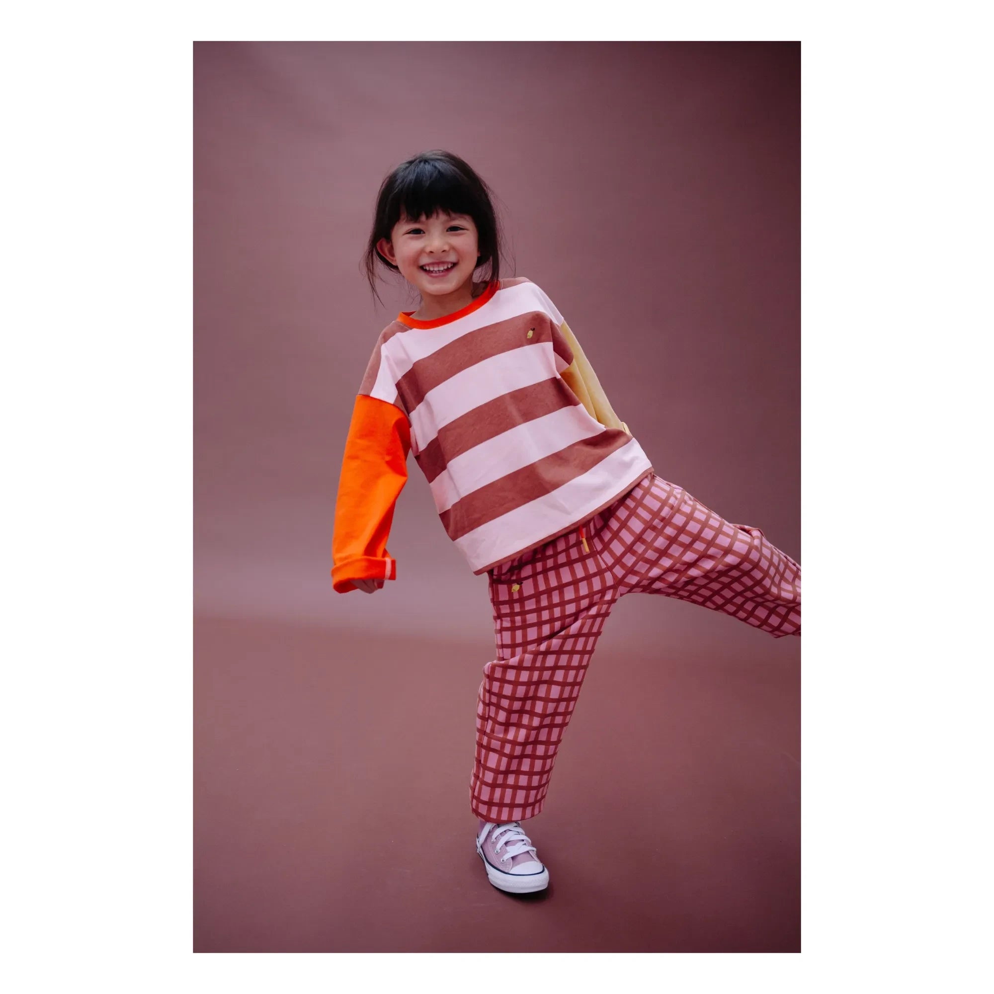 Sticky Lemon - Jogger escocés de limón | Rosa empolvado