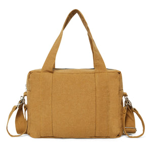 rivedroite - Bolso de Maternidad Mini Darcy de Algodón Reciclado | Tabaco