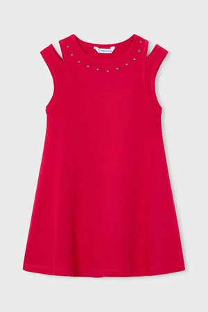 Vestido de algodón para niña Mayoral