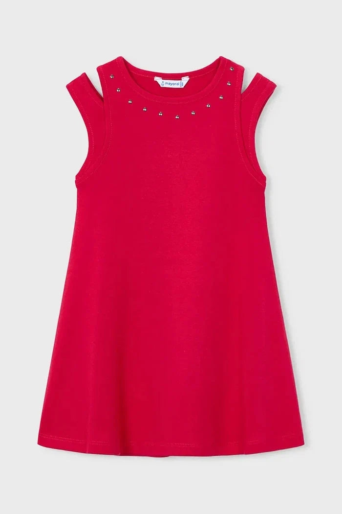 Vestido de algodón para niña Mayoral