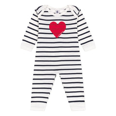 Petit Bateau - Pijama de algodón orgánico Berlín | Crudo