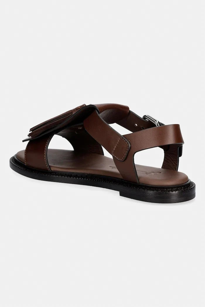 Sandalias de cuero para mujer Weekend Max Mara Wkaarte