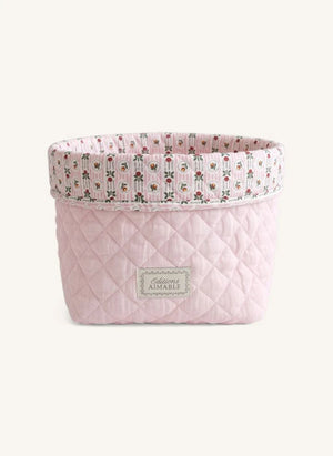 Editions Aimable - Cesta de almacenamiento Paul | Dragée Pink Gauze