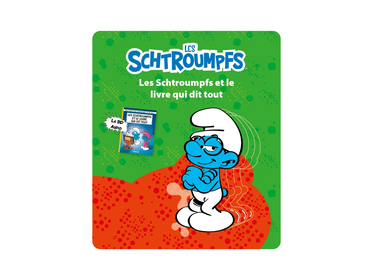 Tonies - Libro en francés de los Pitufos y que dice todo - The Smurfs