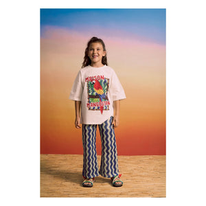 Maison Mangostan - Camiseta Parrot | Blanco