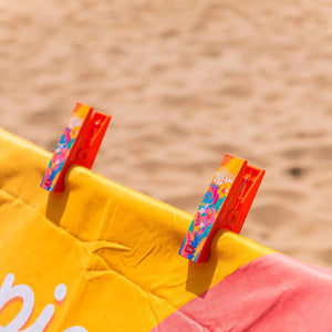 Legami - Set de 2 Clips para Toallas de Playa - Sueño Tropical