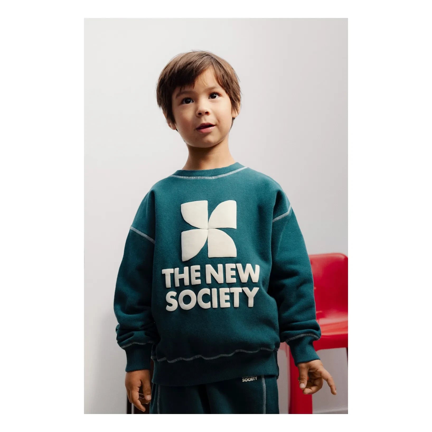 La nueva sociedad - Sudadera con el logotipo de TNS | Yeşil