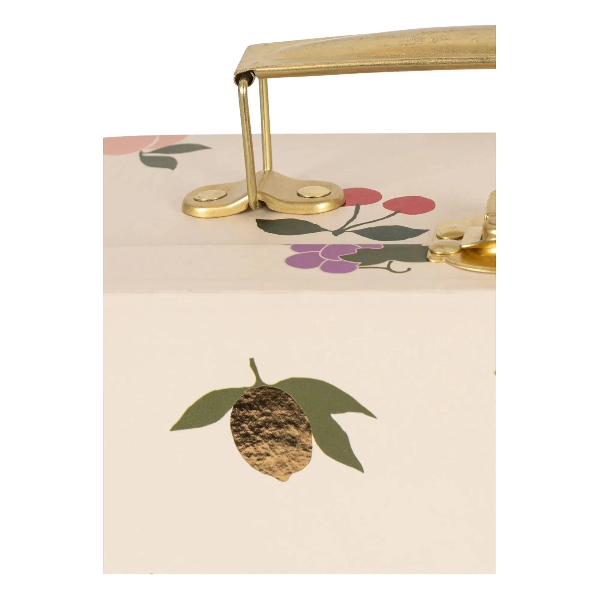 Konges Sløjd - Cestas pequeñas con diseño de fruta | Beige