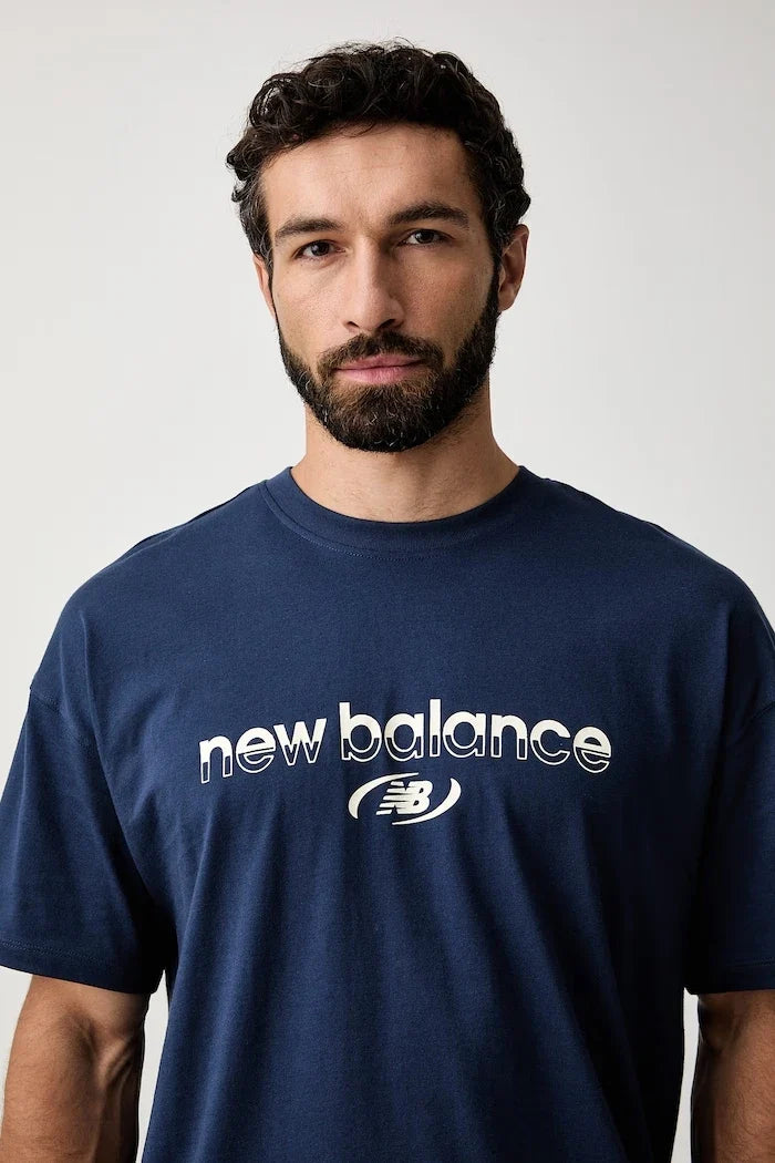 Camiseta de algodón para hombre New Balance