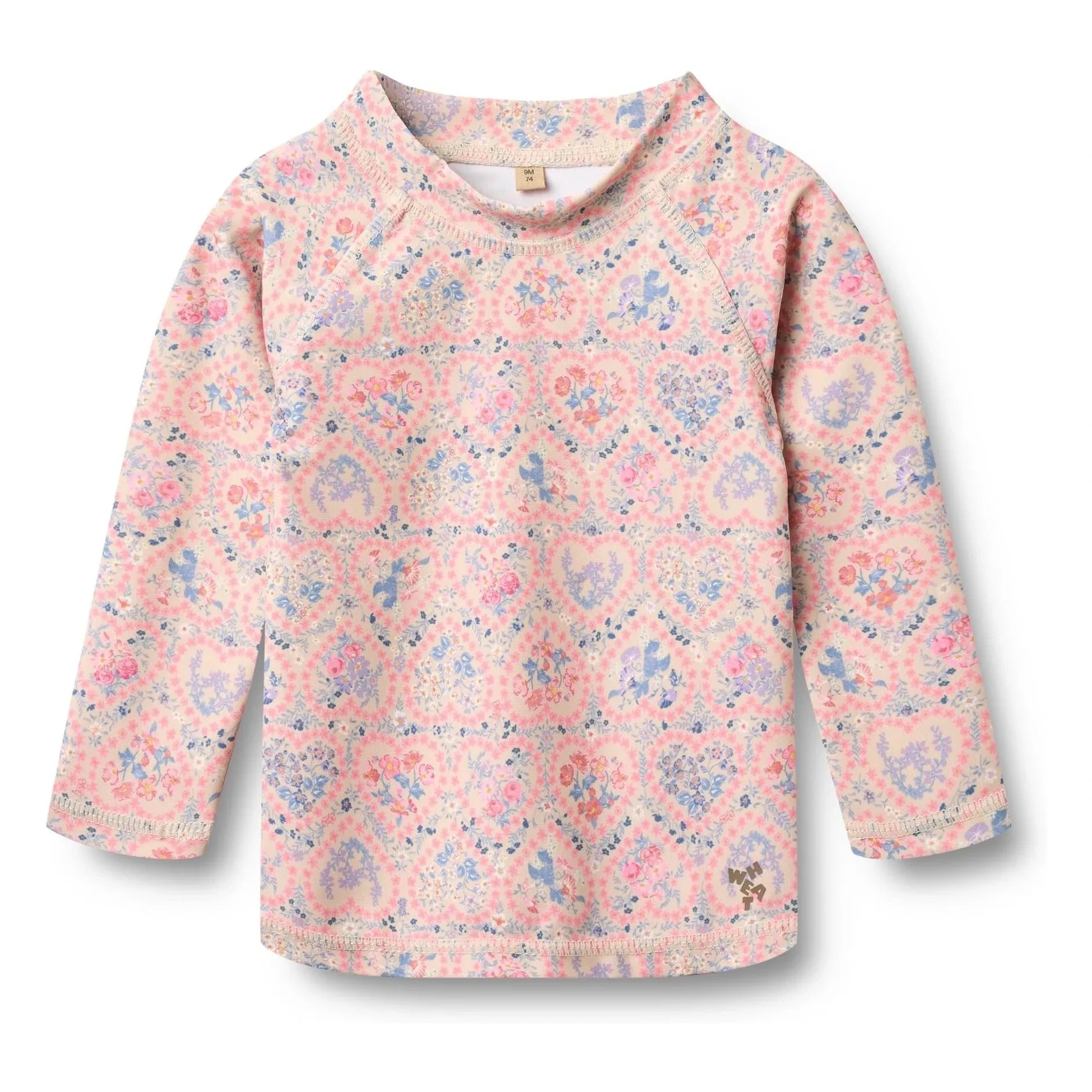 Trigo - Camiseta de fibra reciclada Dilan Fleuri con protección UV | Rosa claro
