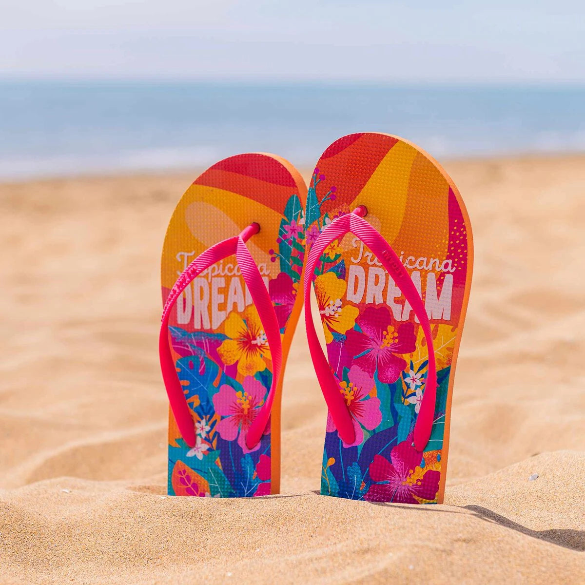 Legami - Talla 40/41 Chanclas Slim Tropicana Dream