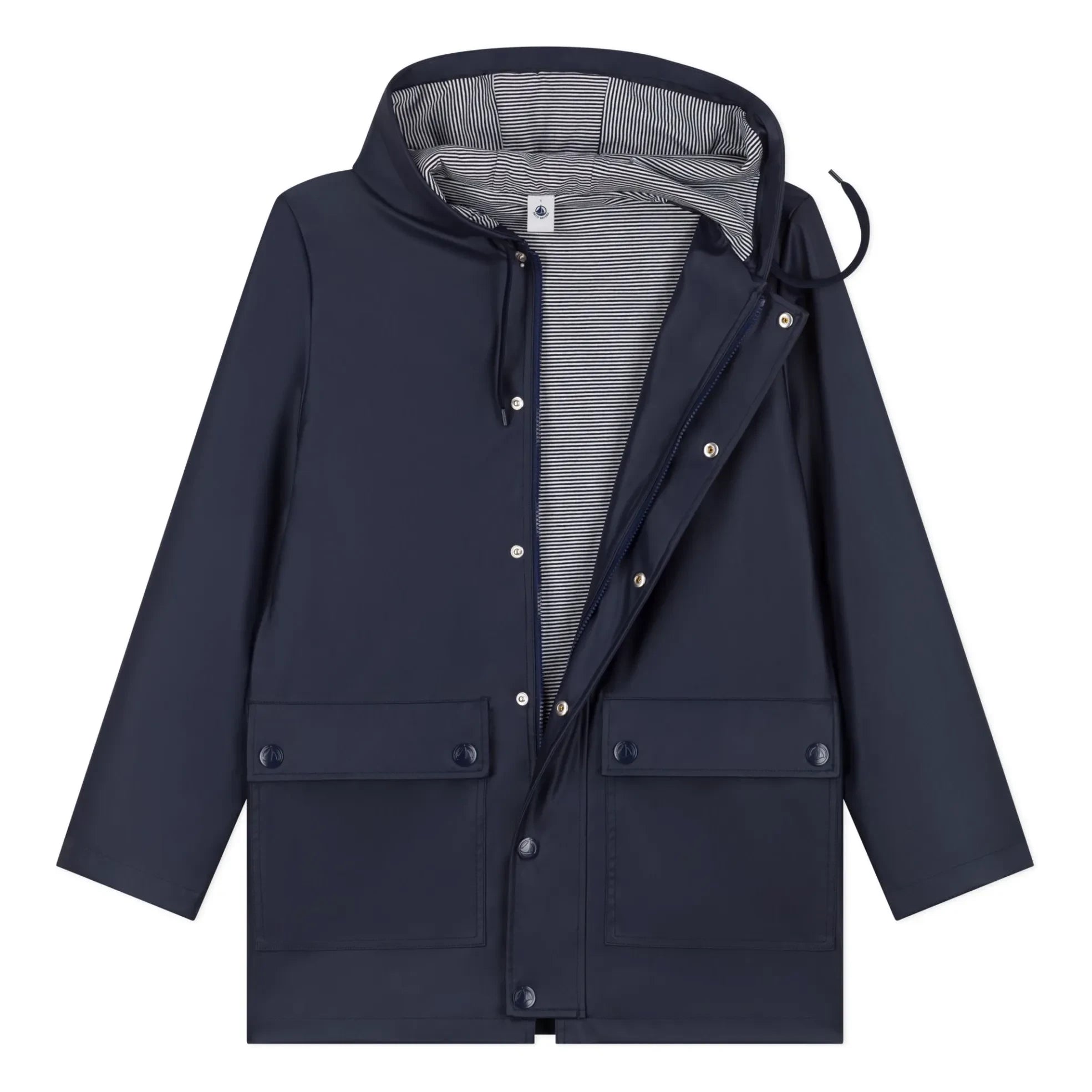 Petit Bateau - Gabán Encerado Laiga | Azul marino