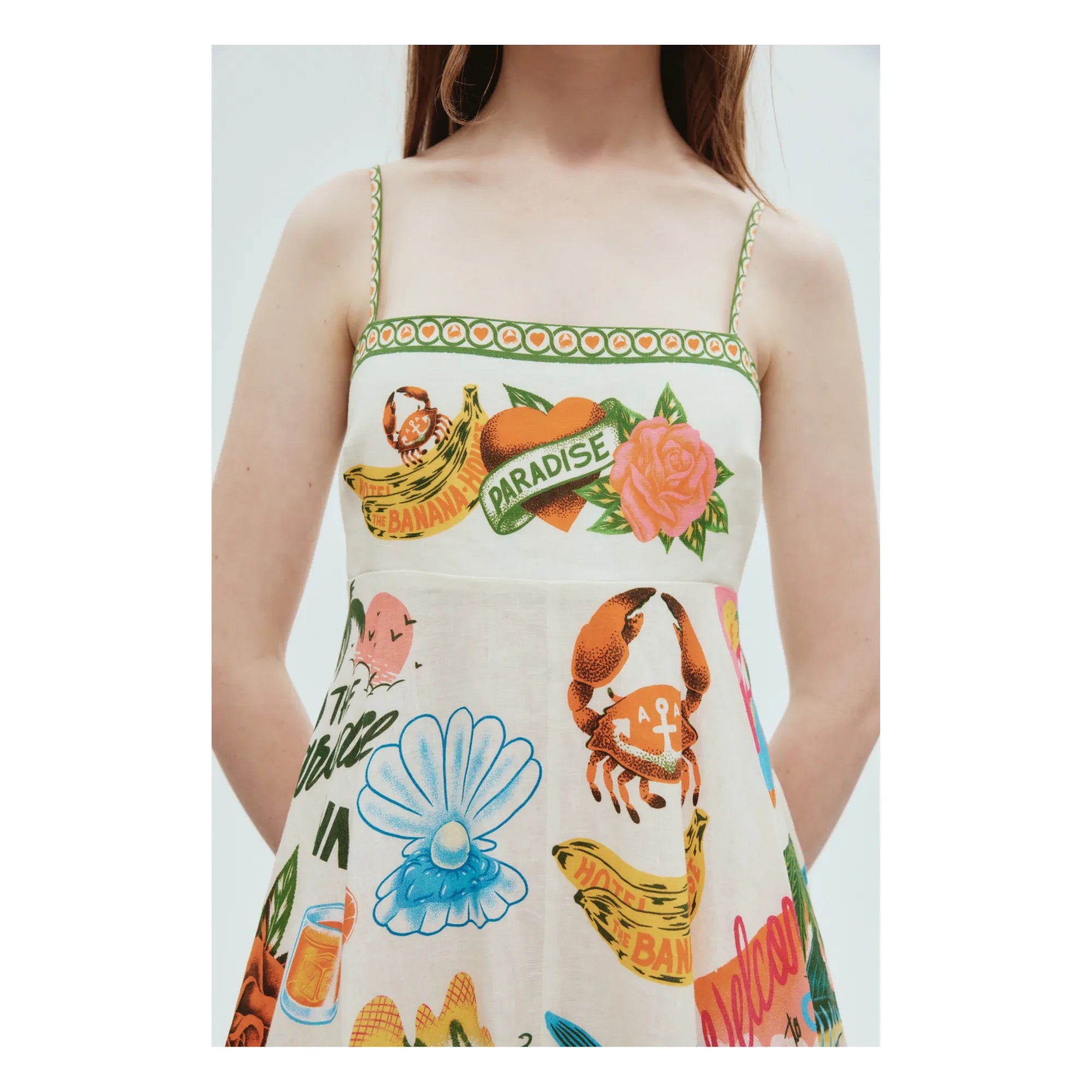 Alémais - Vestido de Lino Paradiso | Crudo