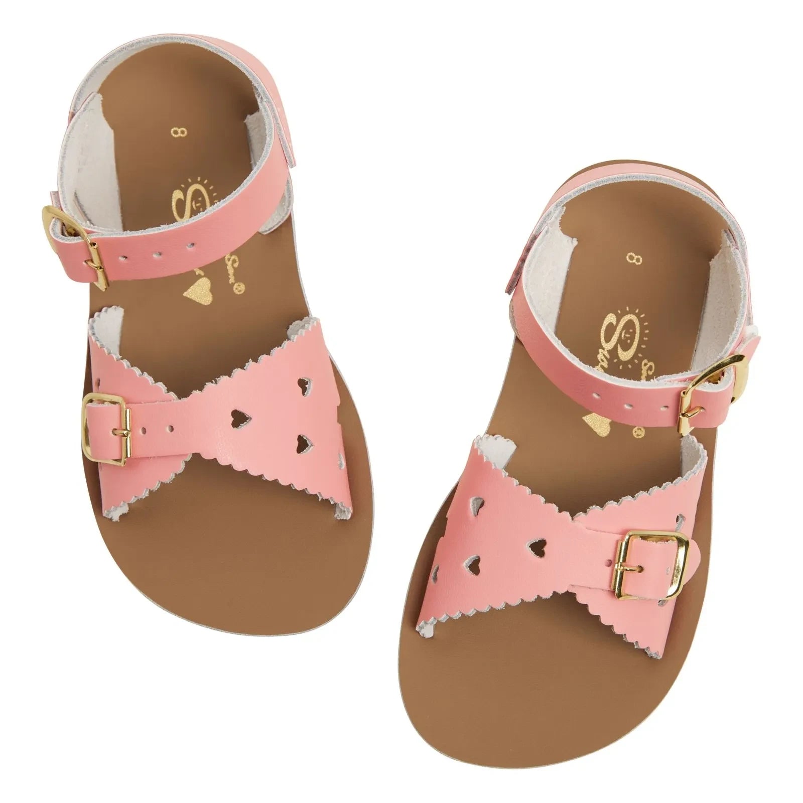 Salt-Water - Sandalias de cuero impermeables Sweetheart | Rosa claro