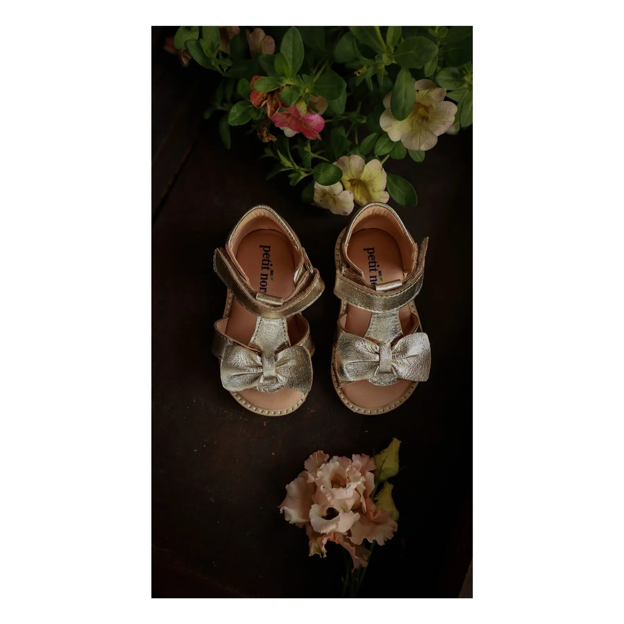 Petit Nord - Sandalias grises | Plata