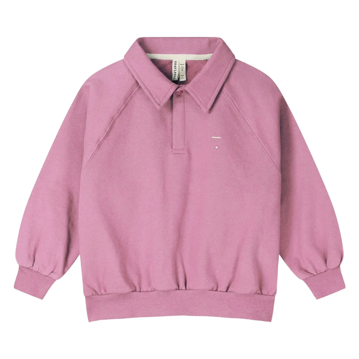 Gray Label - Sudadera de polo de algodón orgánico | Rosa