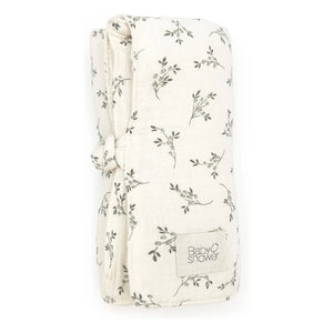 Babyshower - Cambiador de viaje Knot Olive Bloom | Crudo