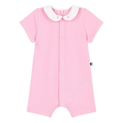 Petit Bateau - Mono de algodón orgánico | Rosa