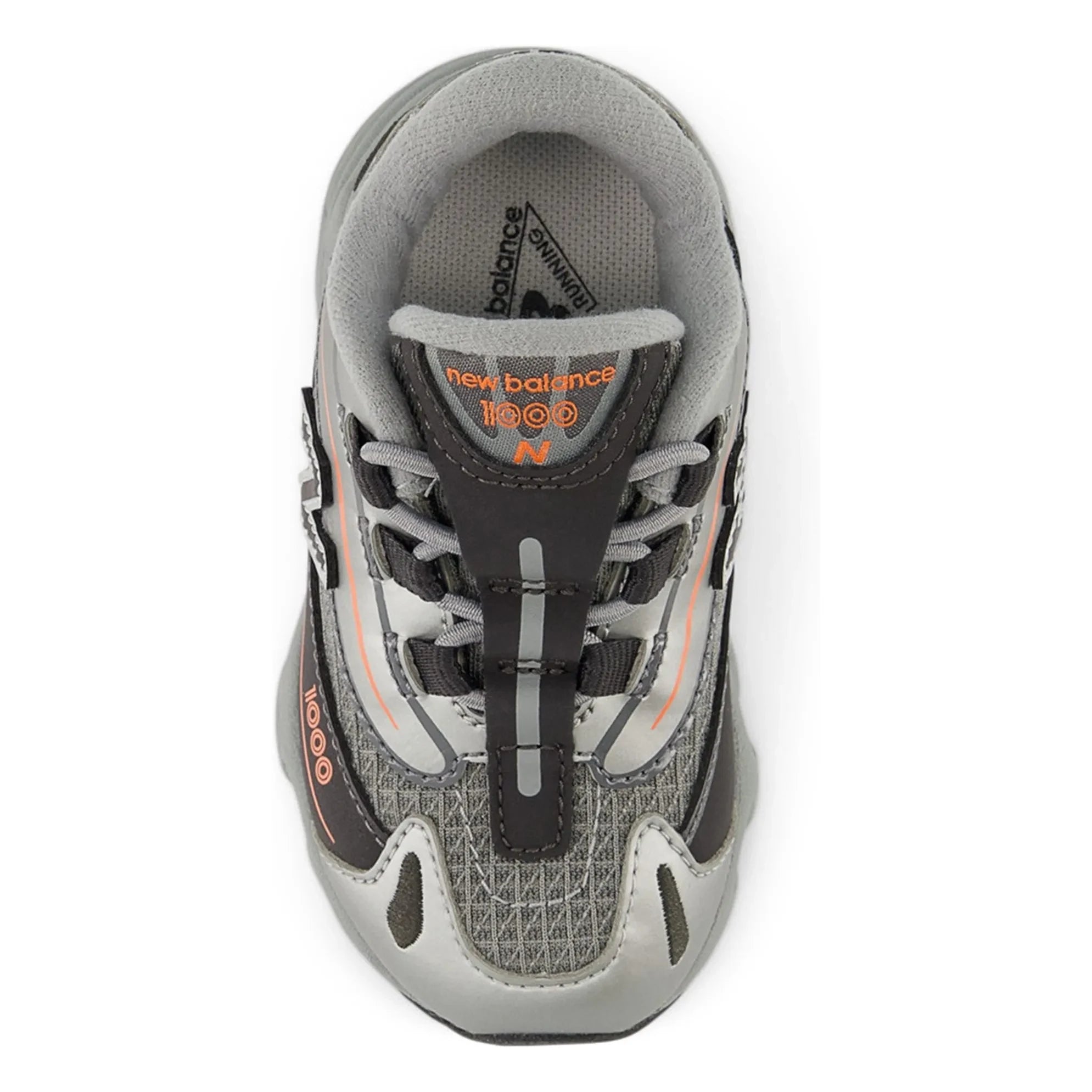 New Balance - Zapatillas deportivas con cordones elásticos 1000 | Naranja neón