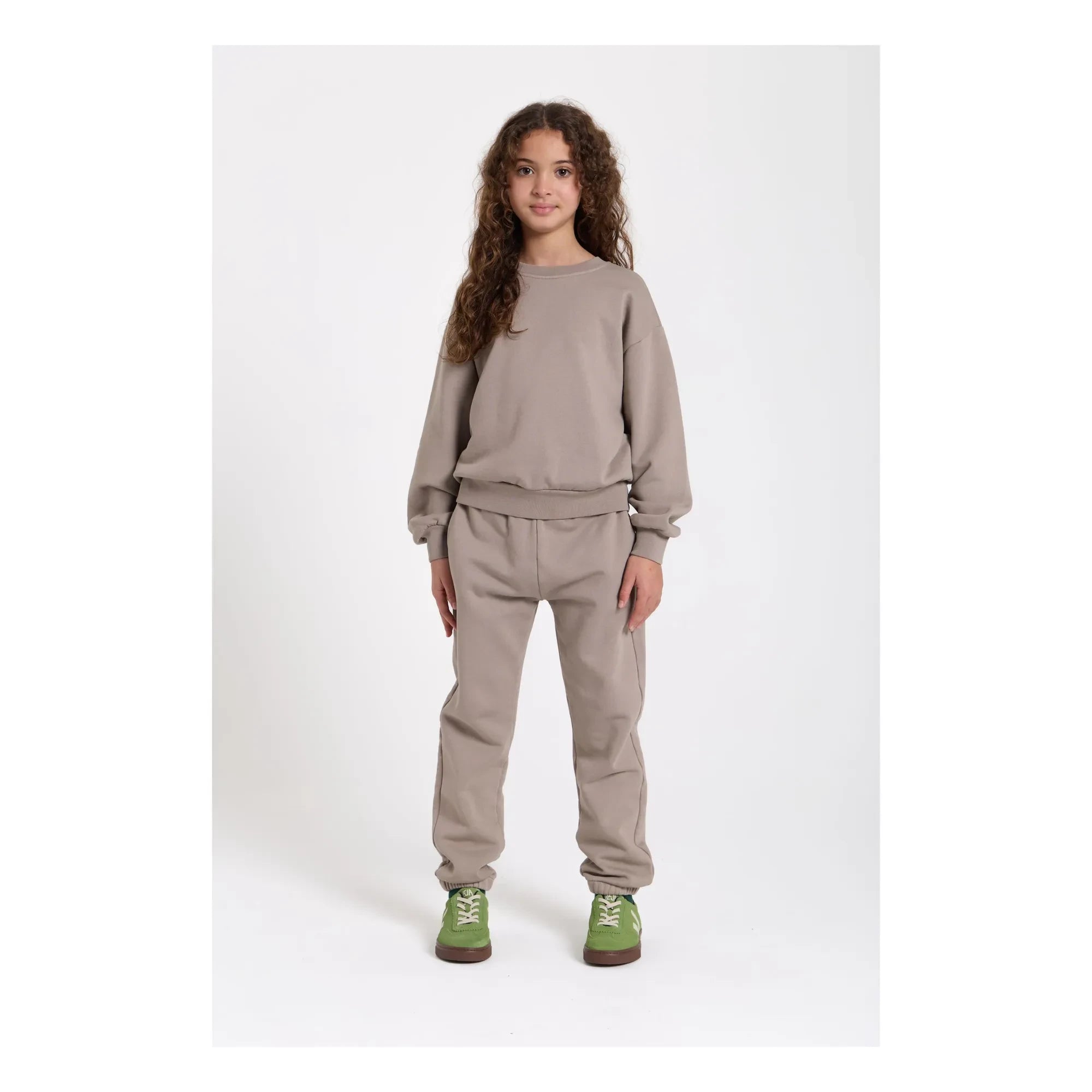 Smallable Kid - Sudadera de algodón orgánico Maia | Gris topo